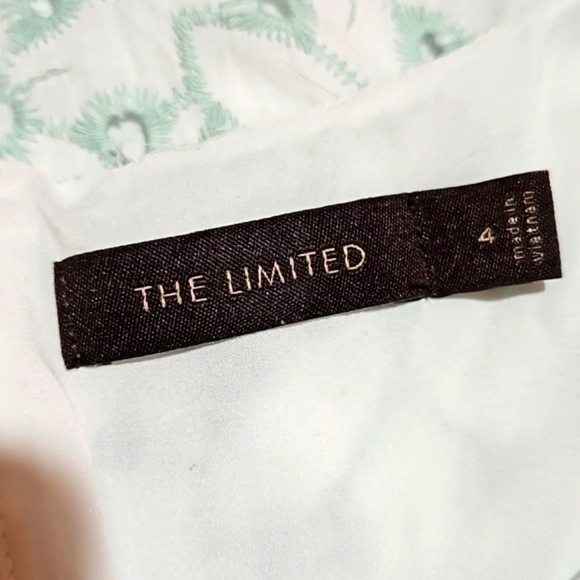 Limited | White Eyelet Fit and Flare Dress - Picture 6 of 11